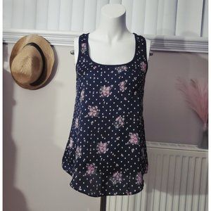 H.I.P Sleeveless blouse floral tank- XS